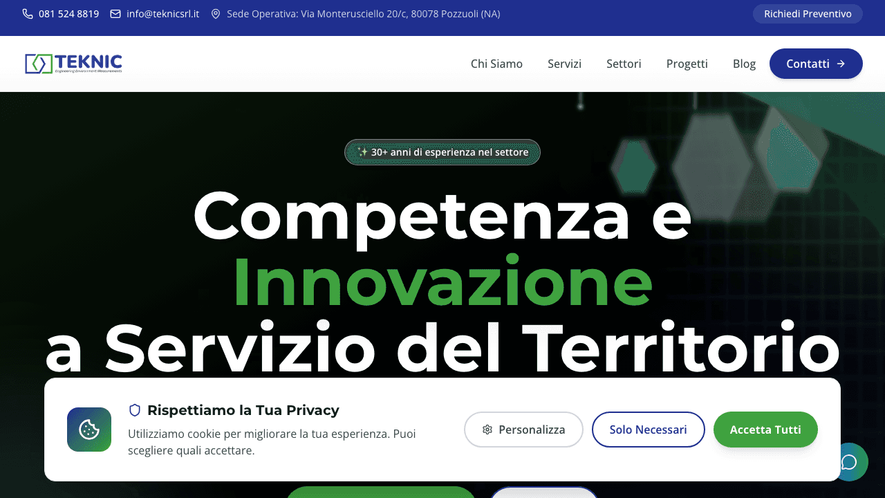 Teknic S.r.l. website